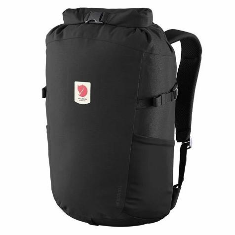 Fjallraven Men Ulvö Rolltop 23 Backpack Black PH142826 Philippines